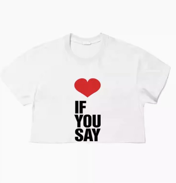 画像1:  ENHYPEN Tシャツ IF YOU SAY  ミニ丈ver (1)