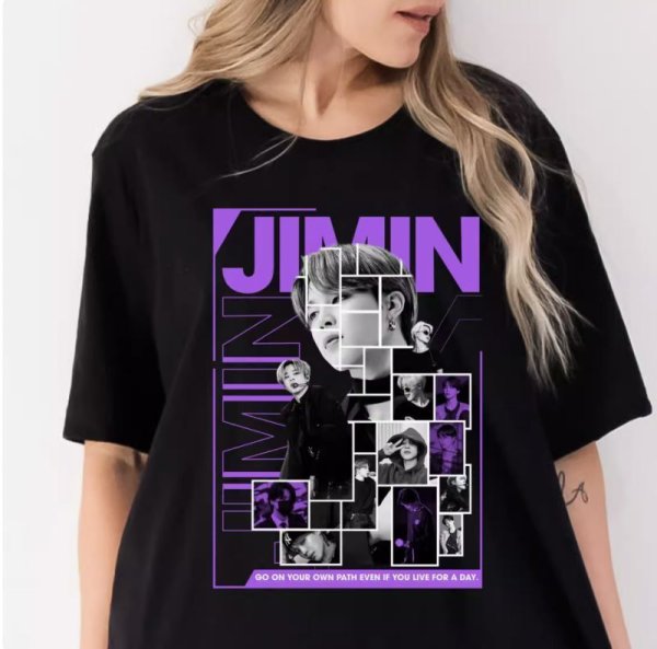 画像1: BTS  JIMIN Tシャツ 029 (1)